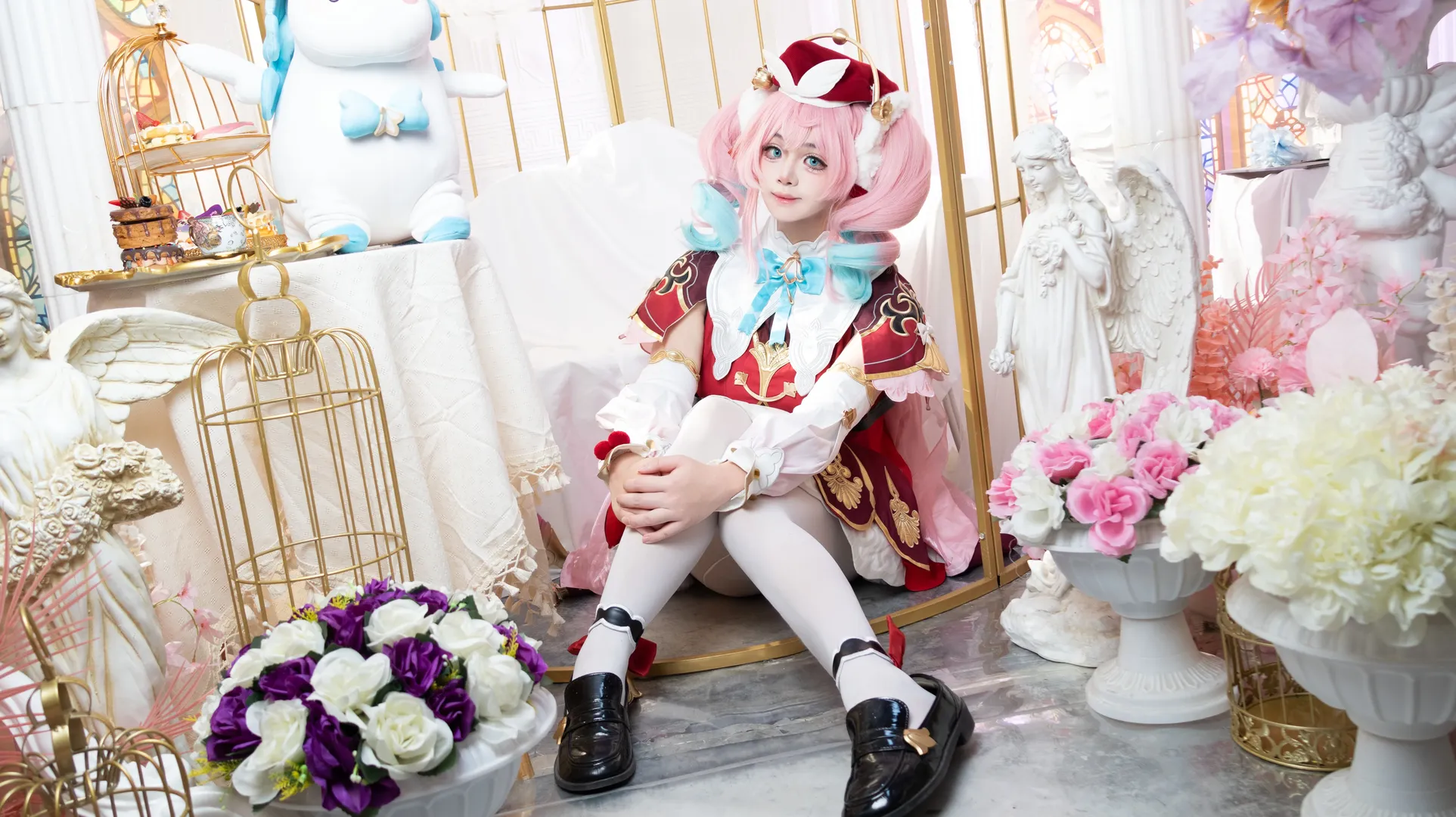 崩坏星穹铁道, 风堇cos, 二次元cos, cosplay摄影, 粉色双马尾