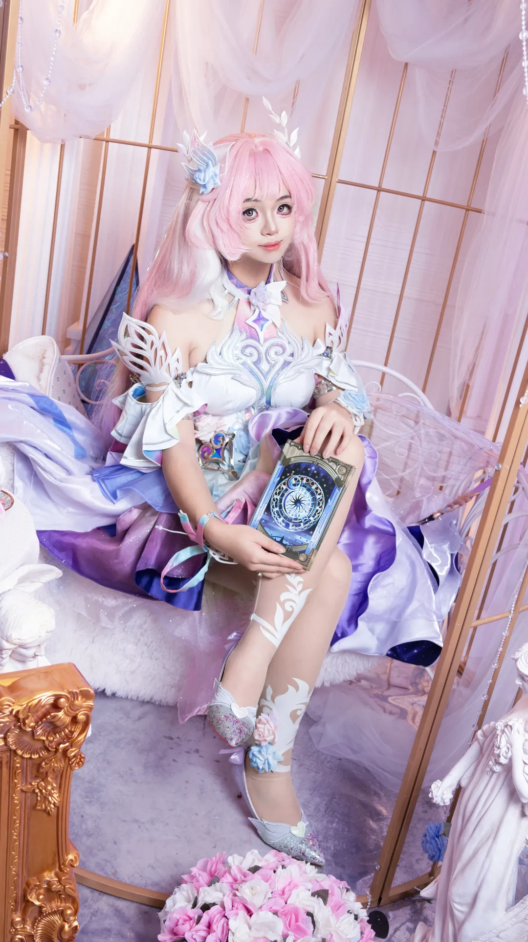 昔涟cos, 崩坏星穹铁道, 二次元cosplay, Coser日常, 梦幻风穿搭