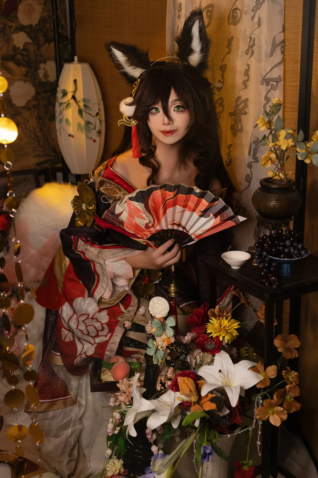 Honkai: Star Rail, Tingyun cosplay, Ancient style, Fox spirit, Fugue