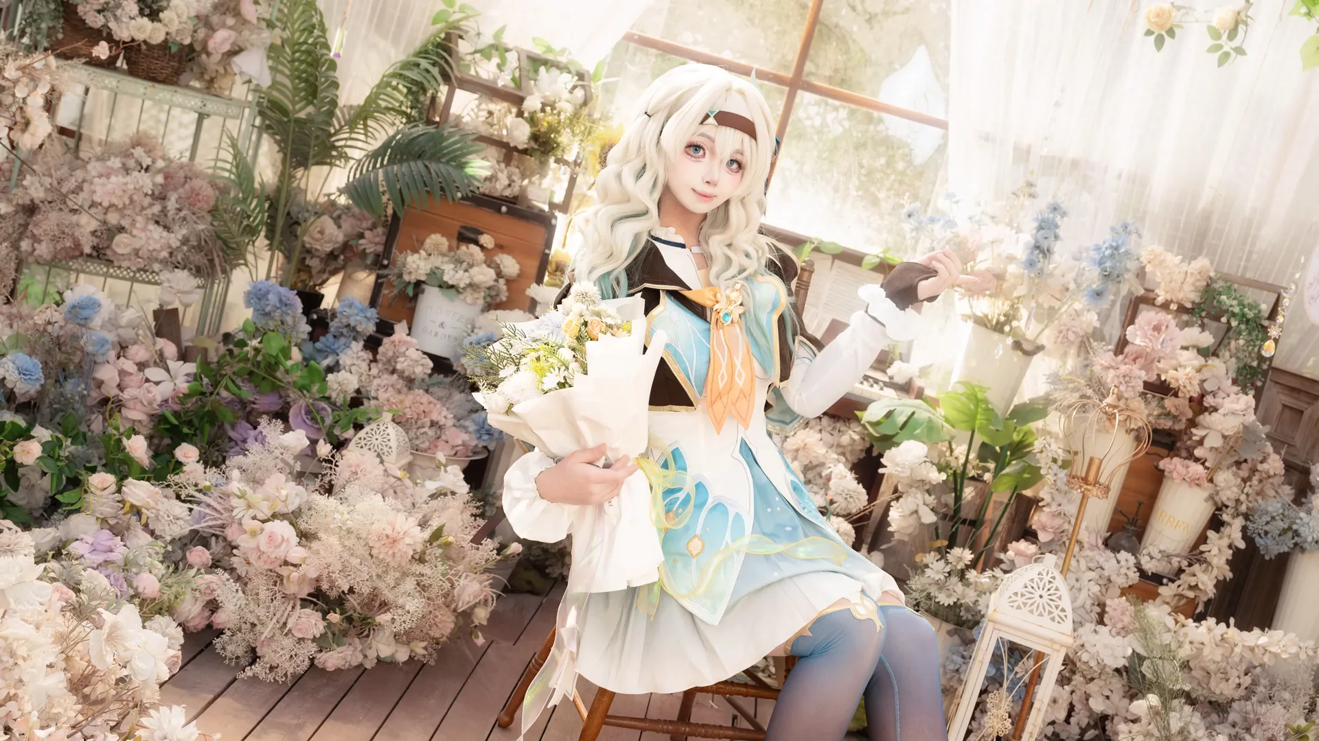 角色扮演, 崩坏星穹铁道, 流萤cos, 二次元还原, 花房写真