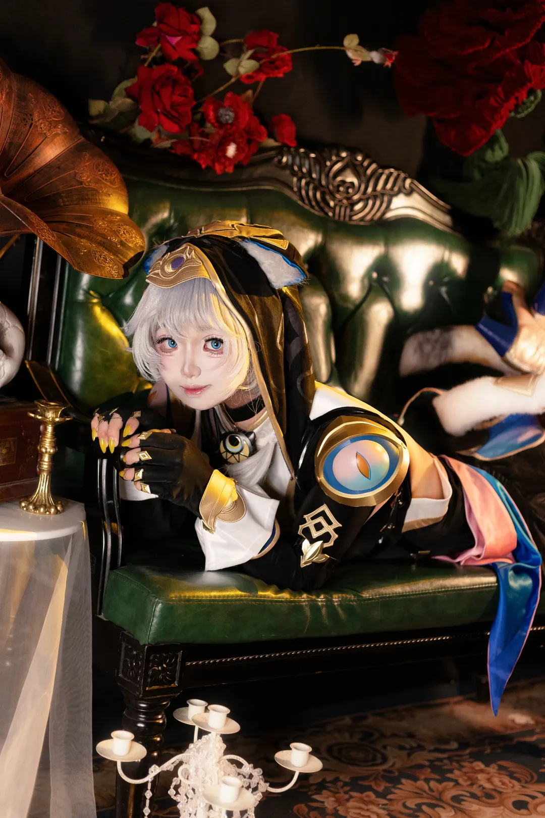 二次元少女, 赛飞儿cos, 崩坏星穹铁道, 复古风, cosplay摄影