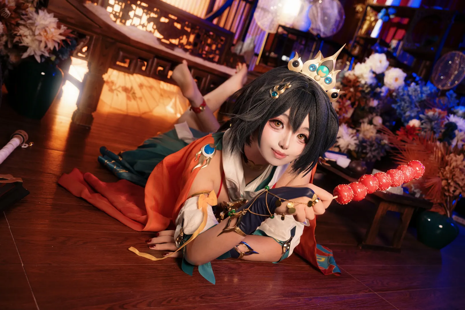 崩坏星穹铁道, 二次元cosplay, 云璃cos, 古风写真, 宝宝辅食摄影