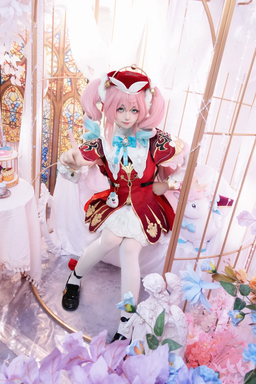 cosplay, 崩坏星穹铁道, 风堇cos, 白丝, 梦幻写真