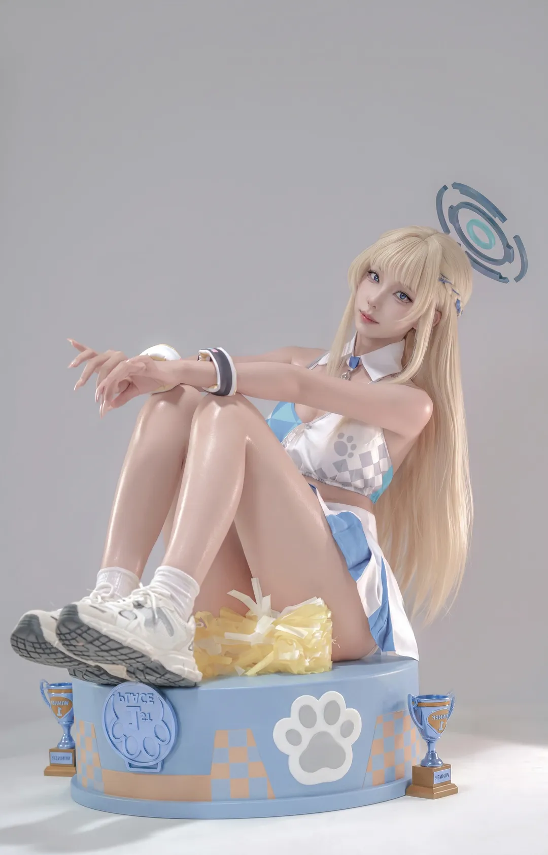 棚拍, 运动风cosplay, 飞鸟马时cos, 二次元写真, 啦啦队造型 - 第1张