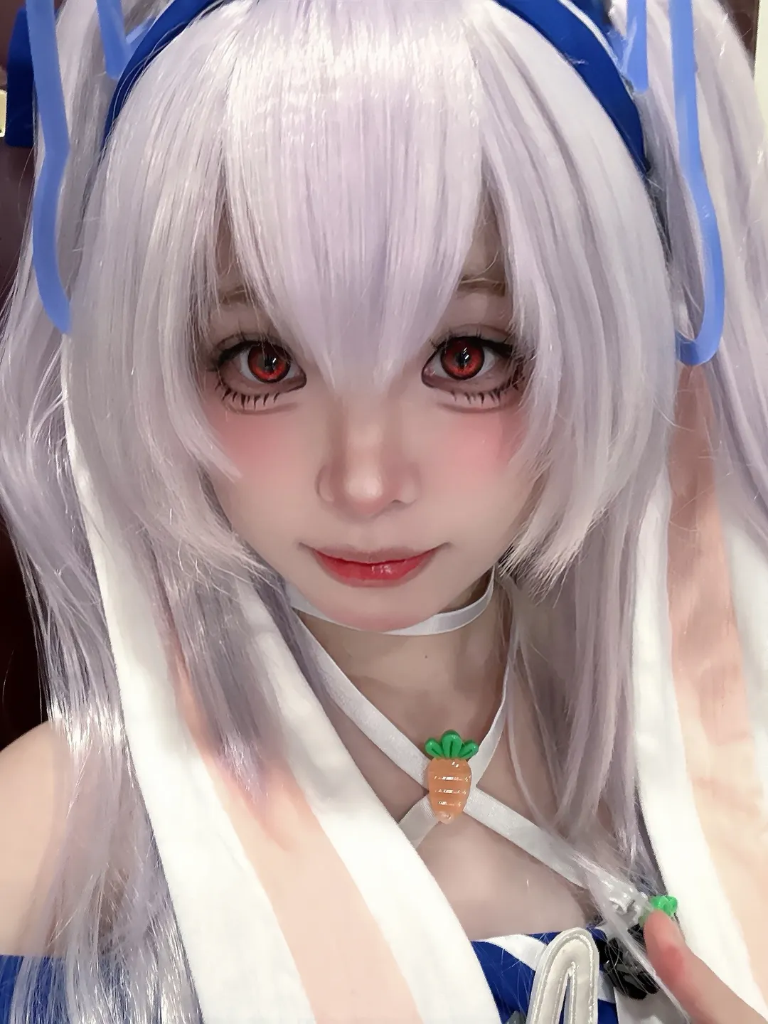 碧藍航線, 拉菲cos, cosplay妝造, cpgz06漫展, 銀白髮紅瞳