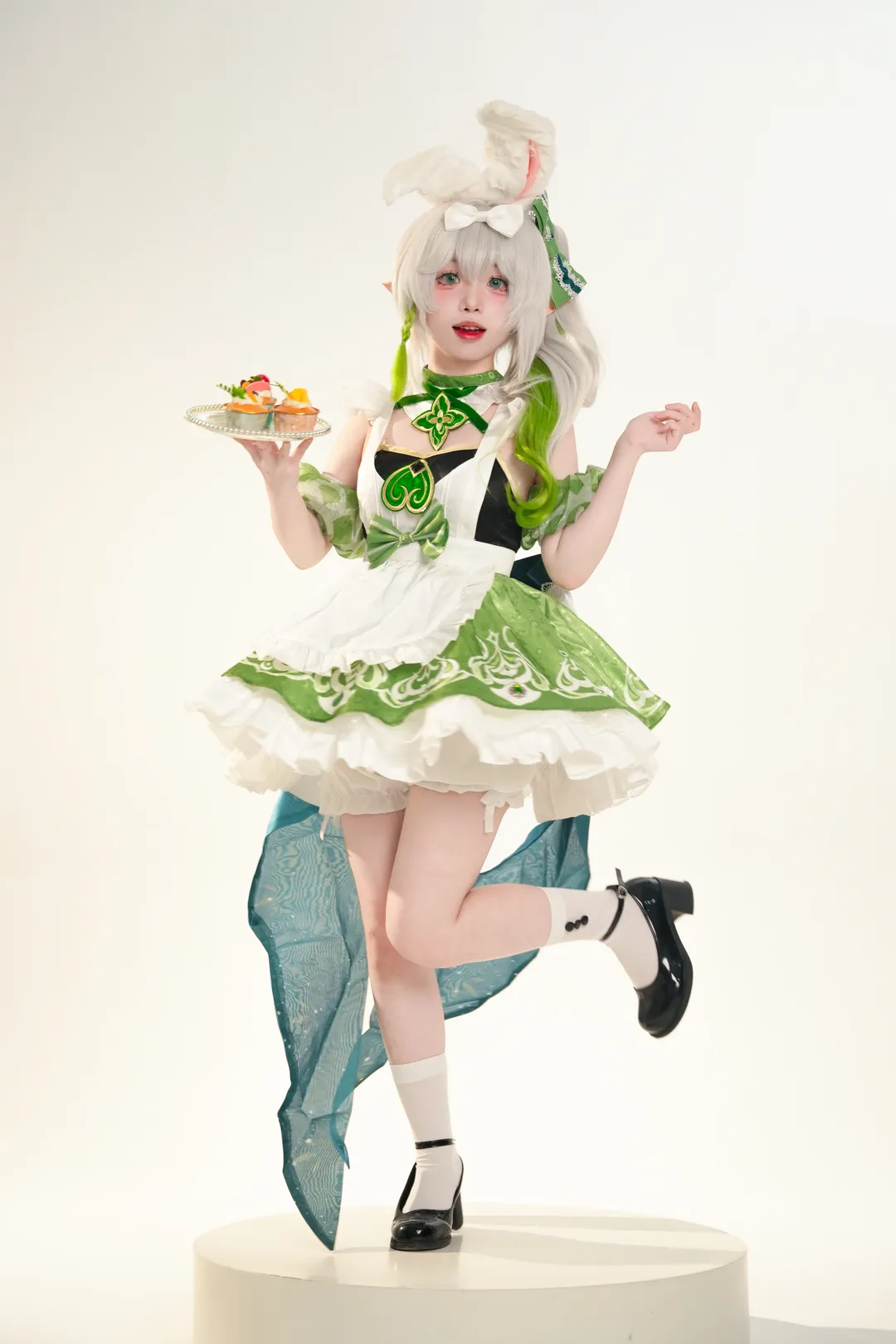 原神, ナヒーダ コスプレ, スタジオ撮影, コスプレコーデ, 白ソックスコーデ - 3枚目