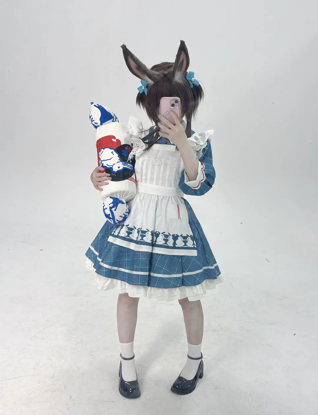 Arknights, Amiya cosplay, Anime cosplay, White thigh-highs outfit, Loli Cosplay - Image 1