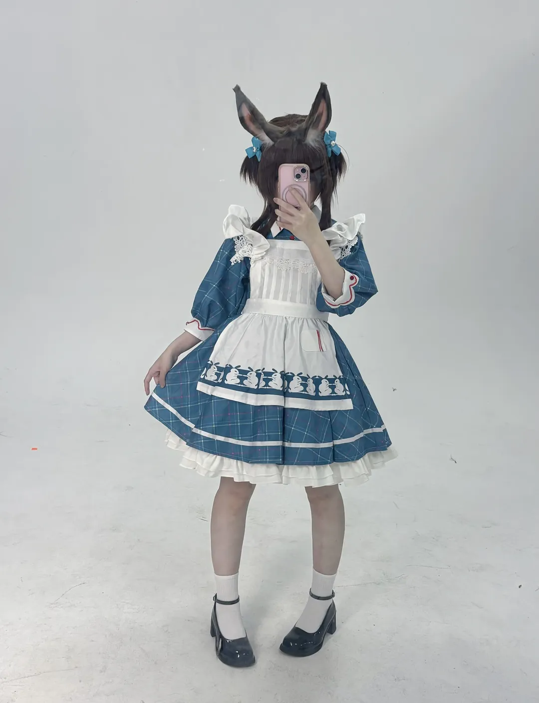 明日方舟, 阿米娅cos, 二次元cos, 白丝穿搭, 萝莉cos
