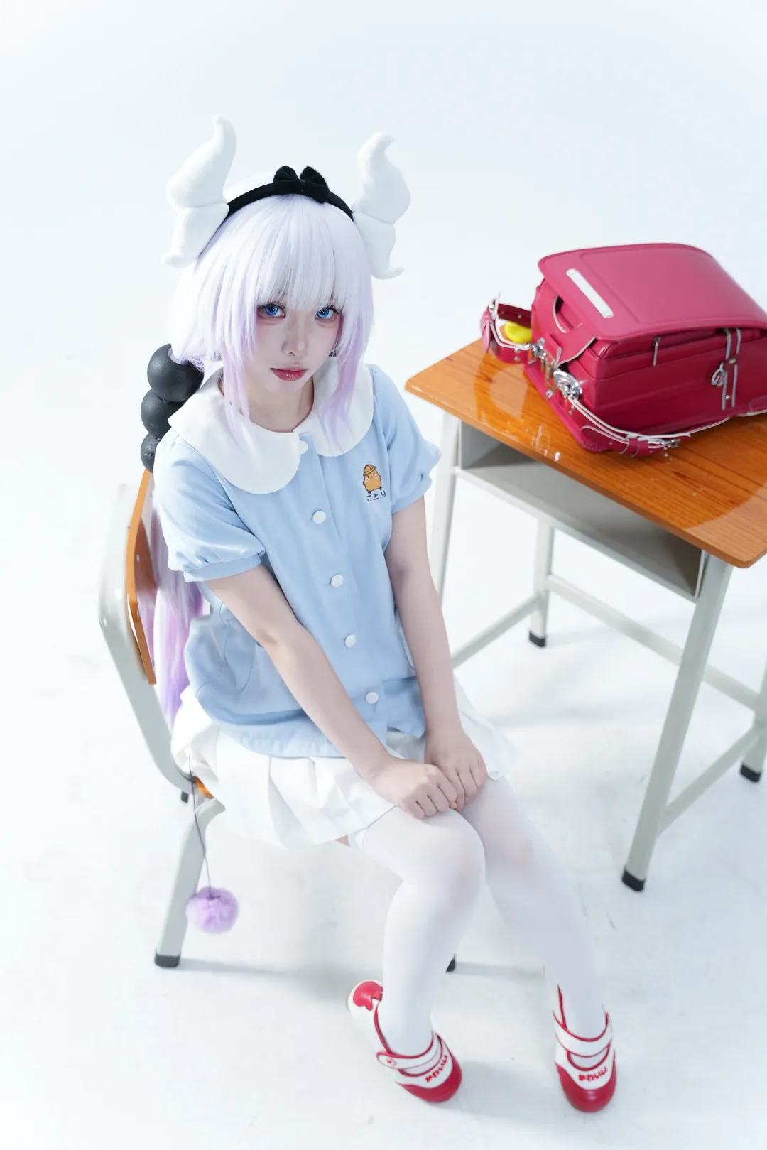 校园风, 二次元cos, 白丝cos, 康娜cos, 萝莉写真