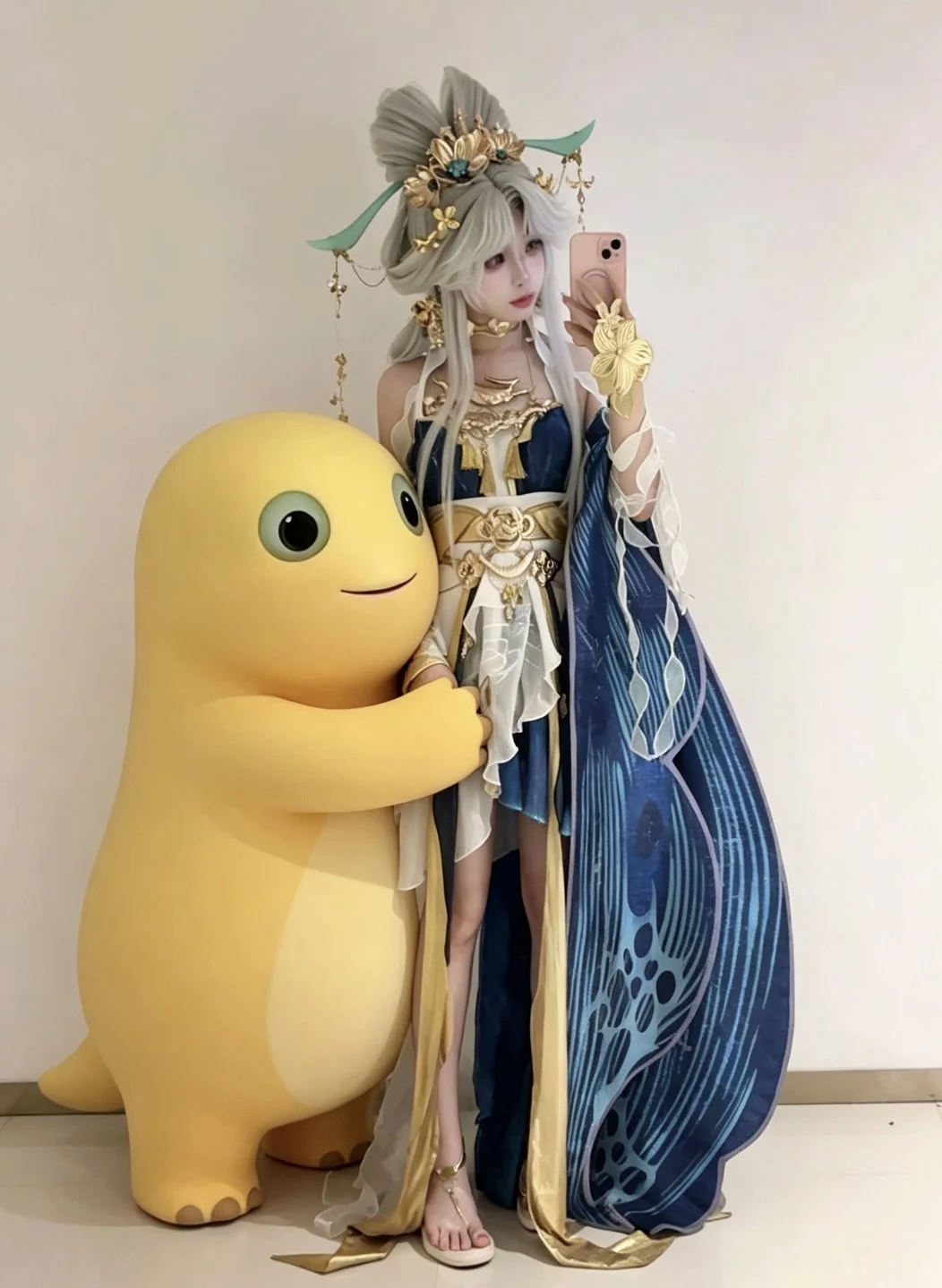 王者榮耀, 嫦娥cos, cosplay日常, 落星盞cos, 服裝道具展示