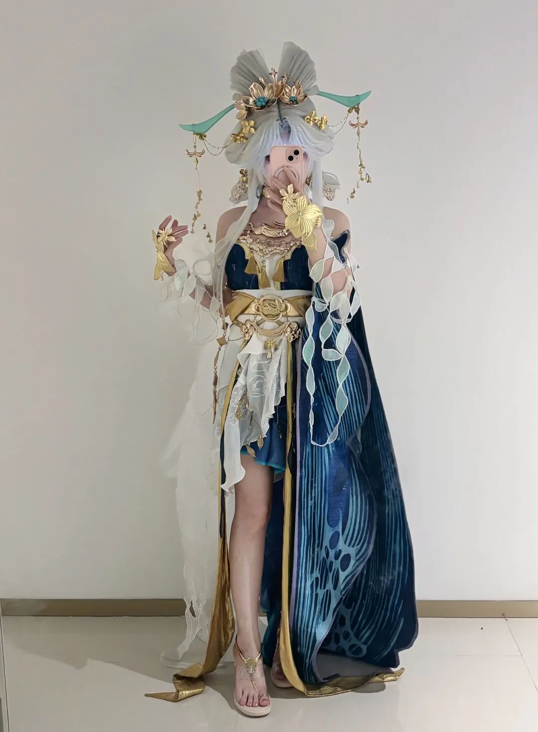 王者荣耀, 嫦娥cos, cosplay日常, 落星盏cos, 服装道具展示 - 第2张