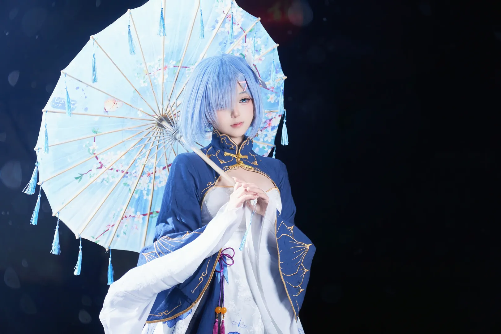 蕾姆cos, 从零开始的异世界, cosplay摄影, 古风国风, 小荷月色