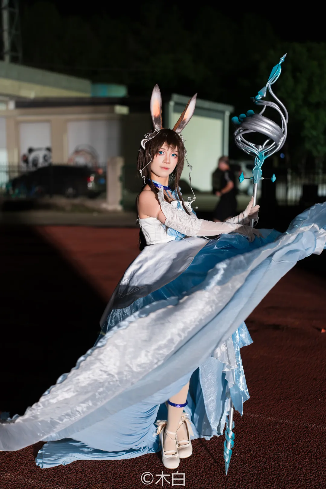 cosplay, 场照, 明日方舟, 阿米娅cos, 江南大学 - 第1张