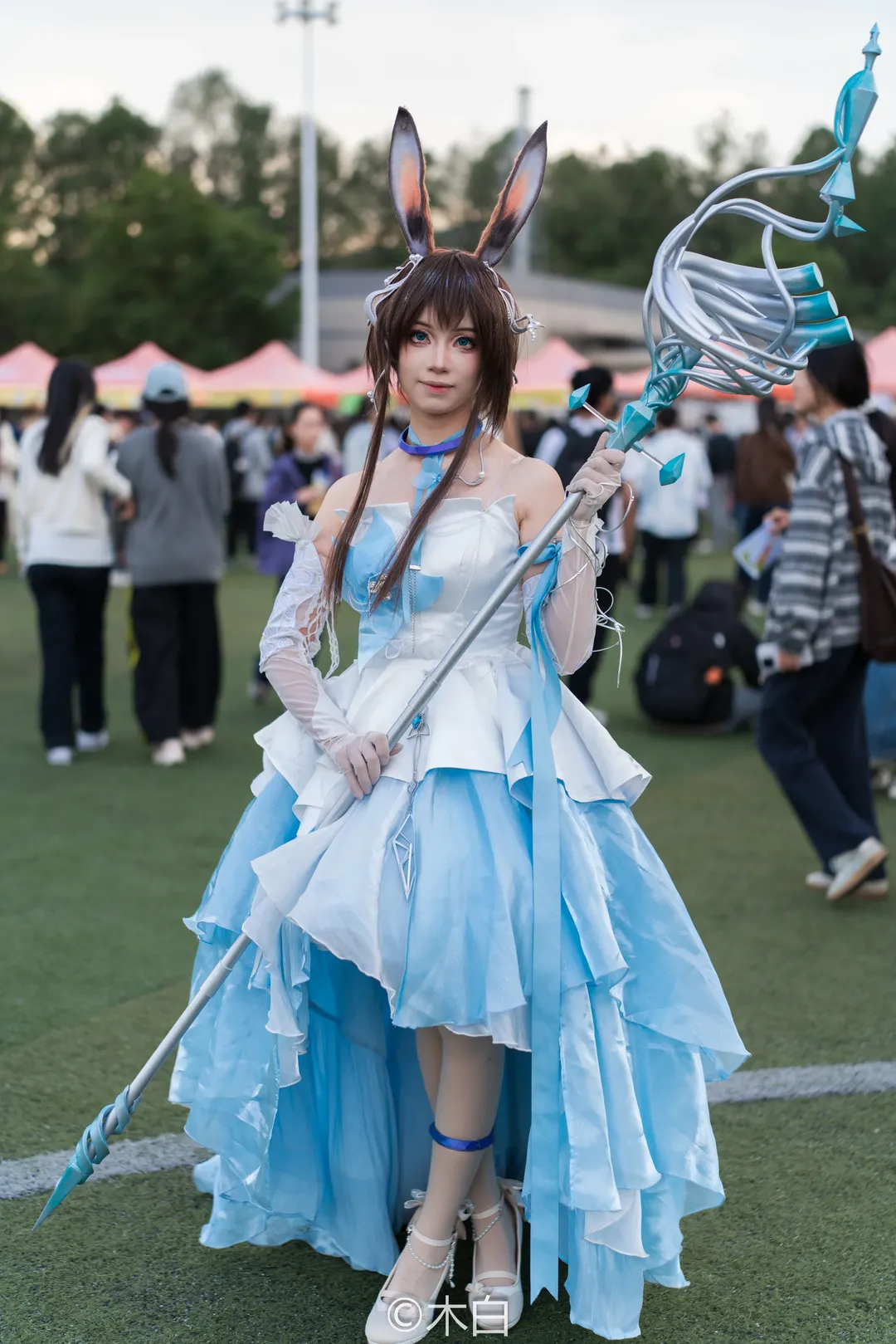 cosplay, 场照, 明日方舟, 阿米娅cos, 江南大学 - 第3张