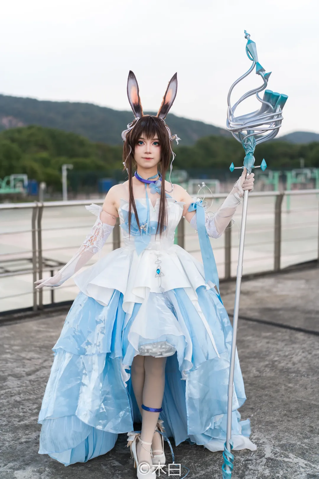 cosplay, 场照, 明日方舟, 阿米娅cos, 江南大学 - 第5张