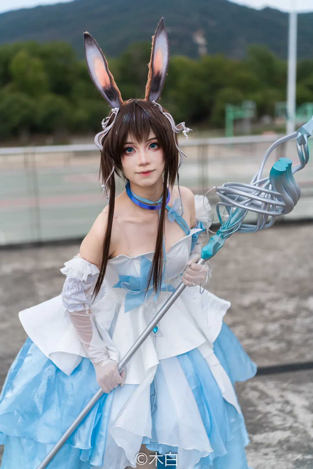 cosplay, 場照, 明日方舟, 阿米婭cos, 江南大學