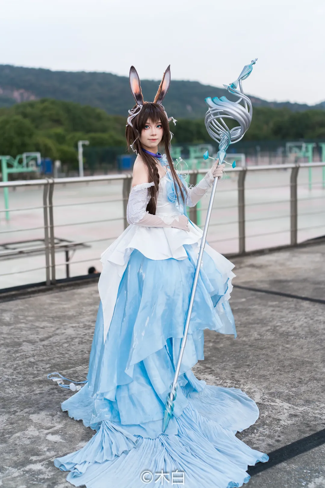 cosplay, 场照, 明日方舟, 阿米娅cos, 江南大学 - 第8张