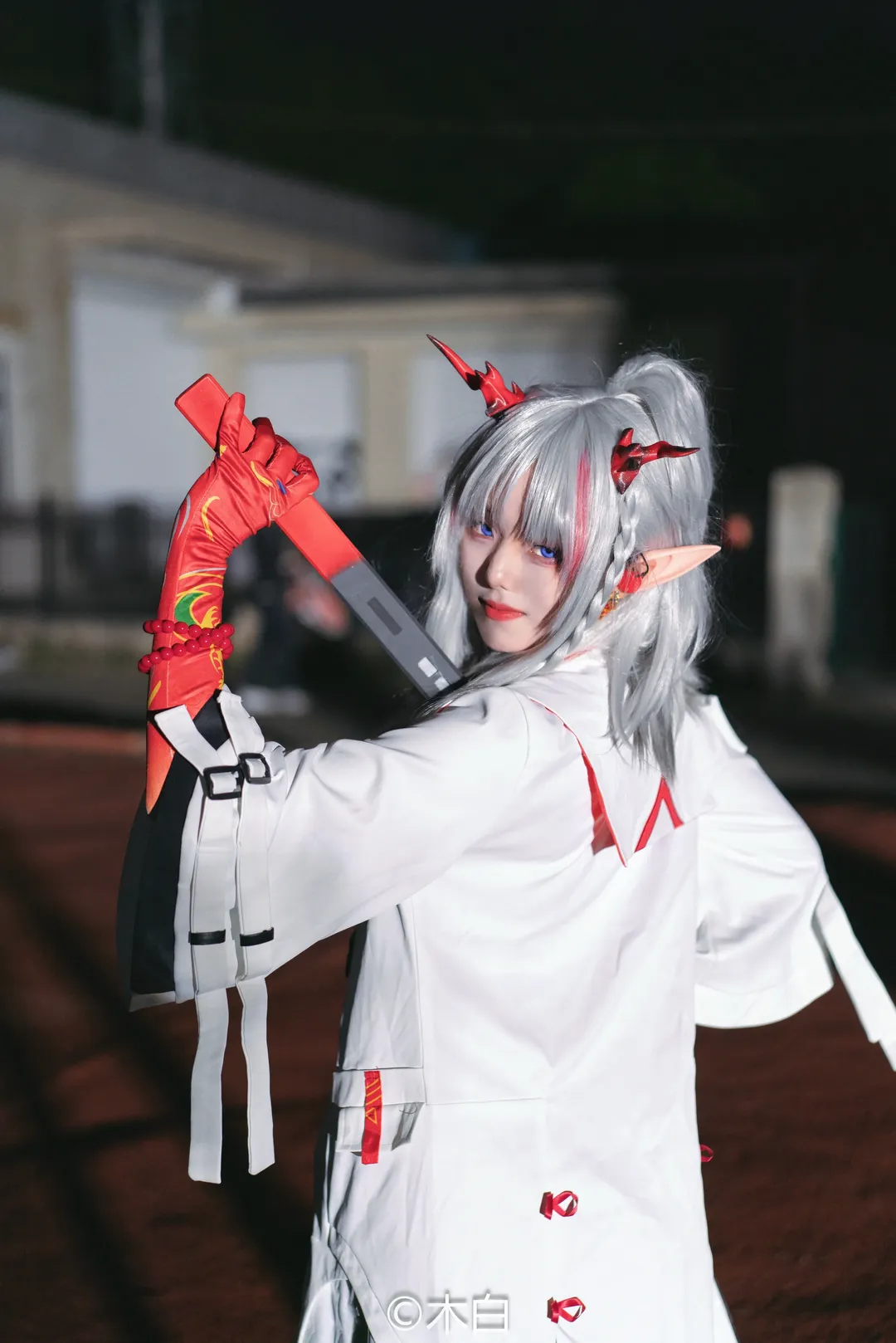 二次元摄影, 明日方舟, cosplay场照, 年cos, 江南大学 - 第5张