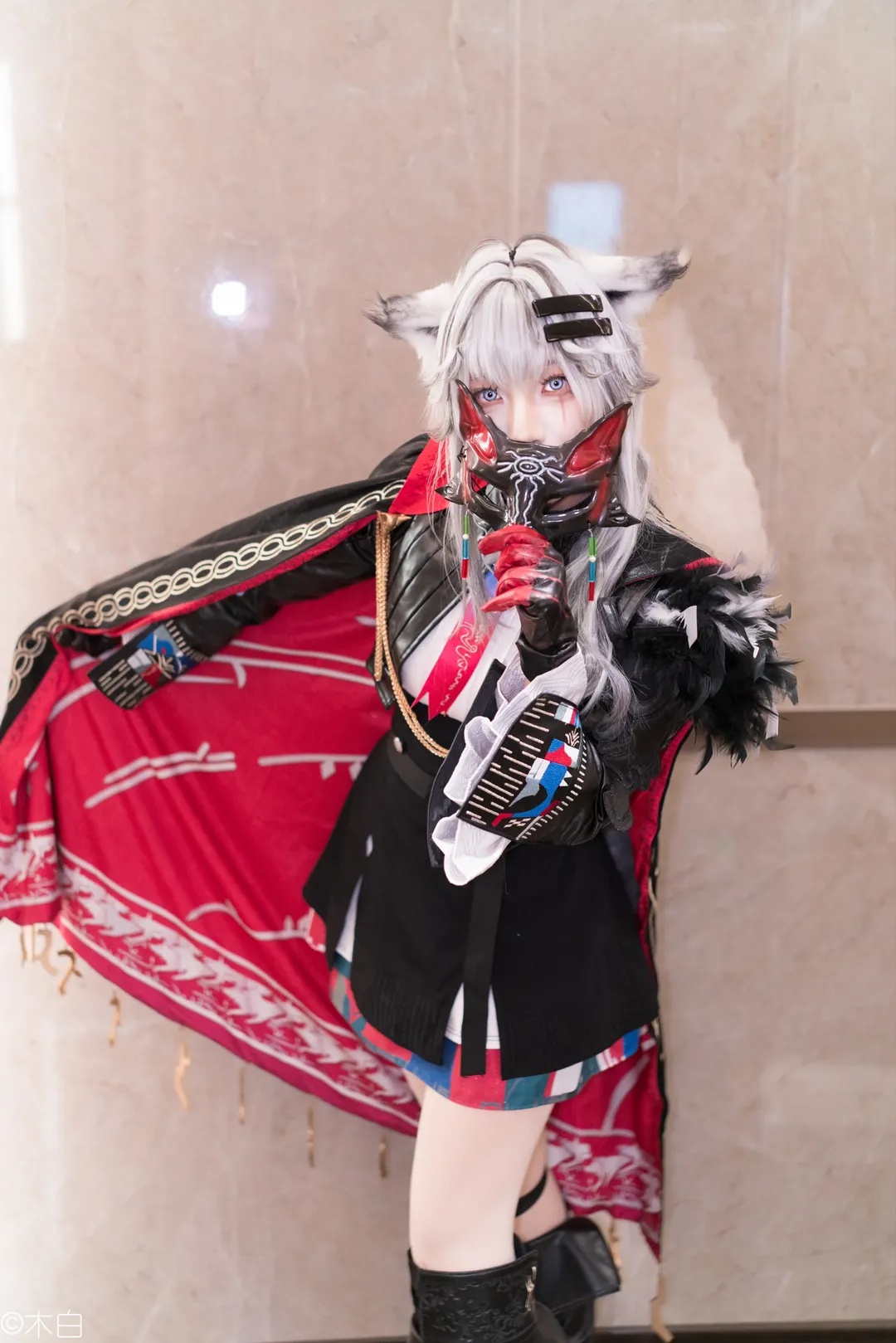 二次元摄影, 漫展场照, 明日方舟, 拉普兰德cos, 荒芜拉普兰德cos - 第2张
