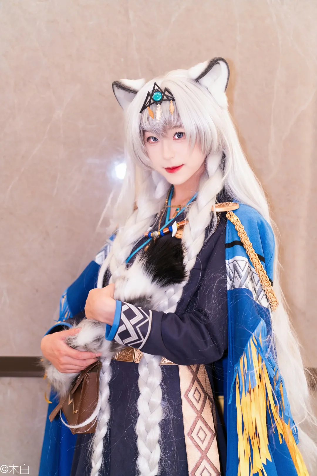 二次元摄影, 明日方舟, cosplay场照, 兽耳娘, 圣聆初雪cos - 第1张