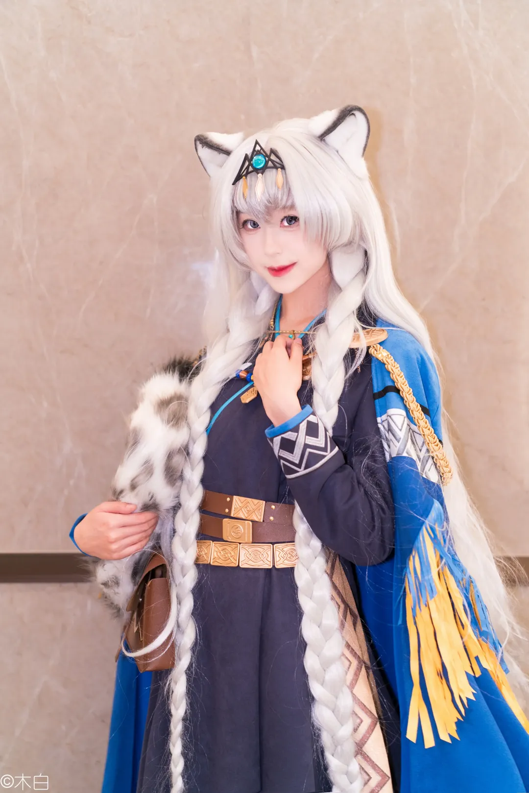 Anime-style photography, Arknights, Cosplay convention photos, Kemonomimi girl, Pramanix the Prerita cosplay