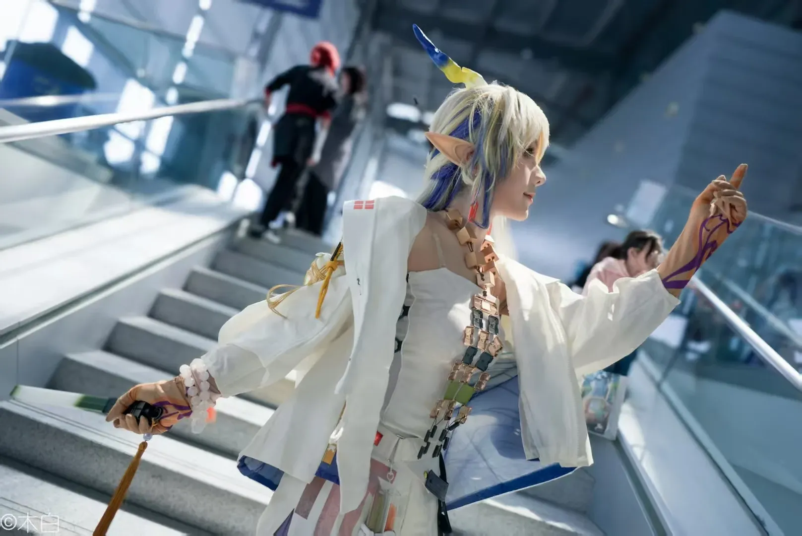 Anime-style photography, Convention photo, Convention photos, Shu cosplay, Arknights - Image 1
