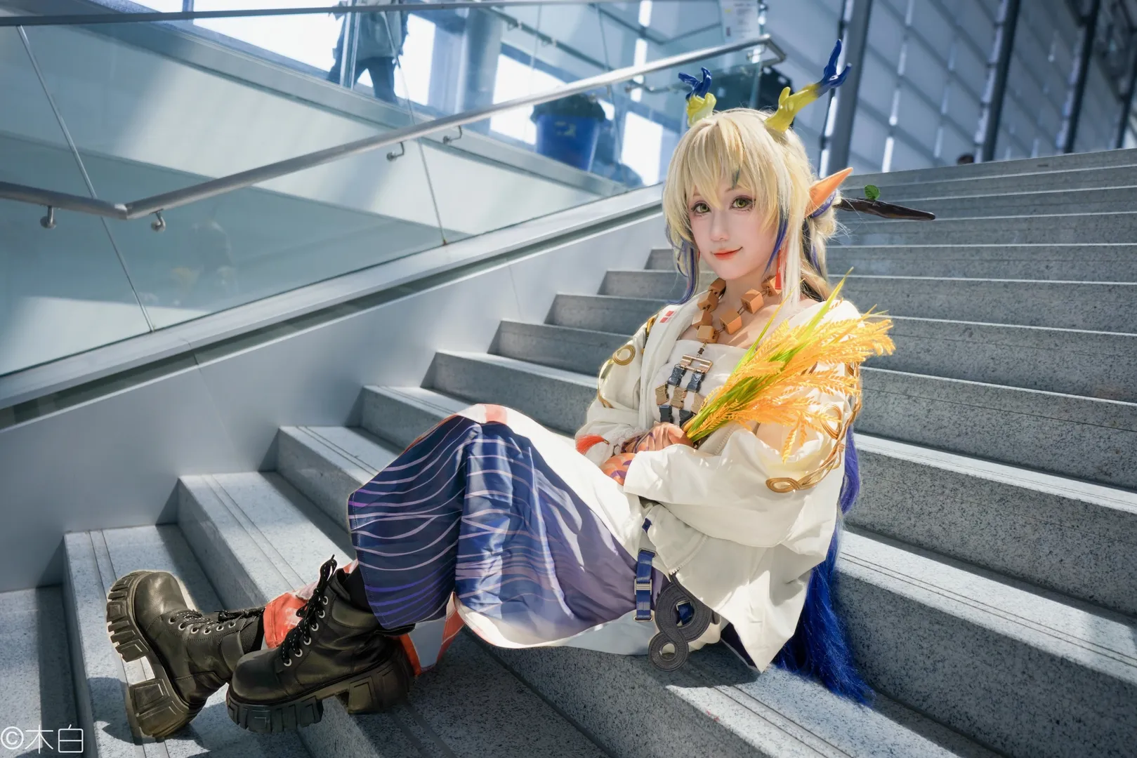 Anime-style photography, Convention photo, Convention photos, Shu cosplay, Arknights - Image 4