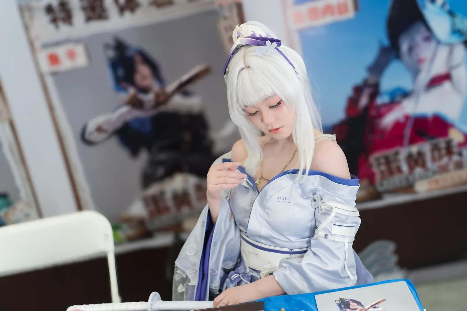 鳴潮, 二次元撮影, イベント写真, 绯雪 コスプレ, ブースの写真 - 2枚目