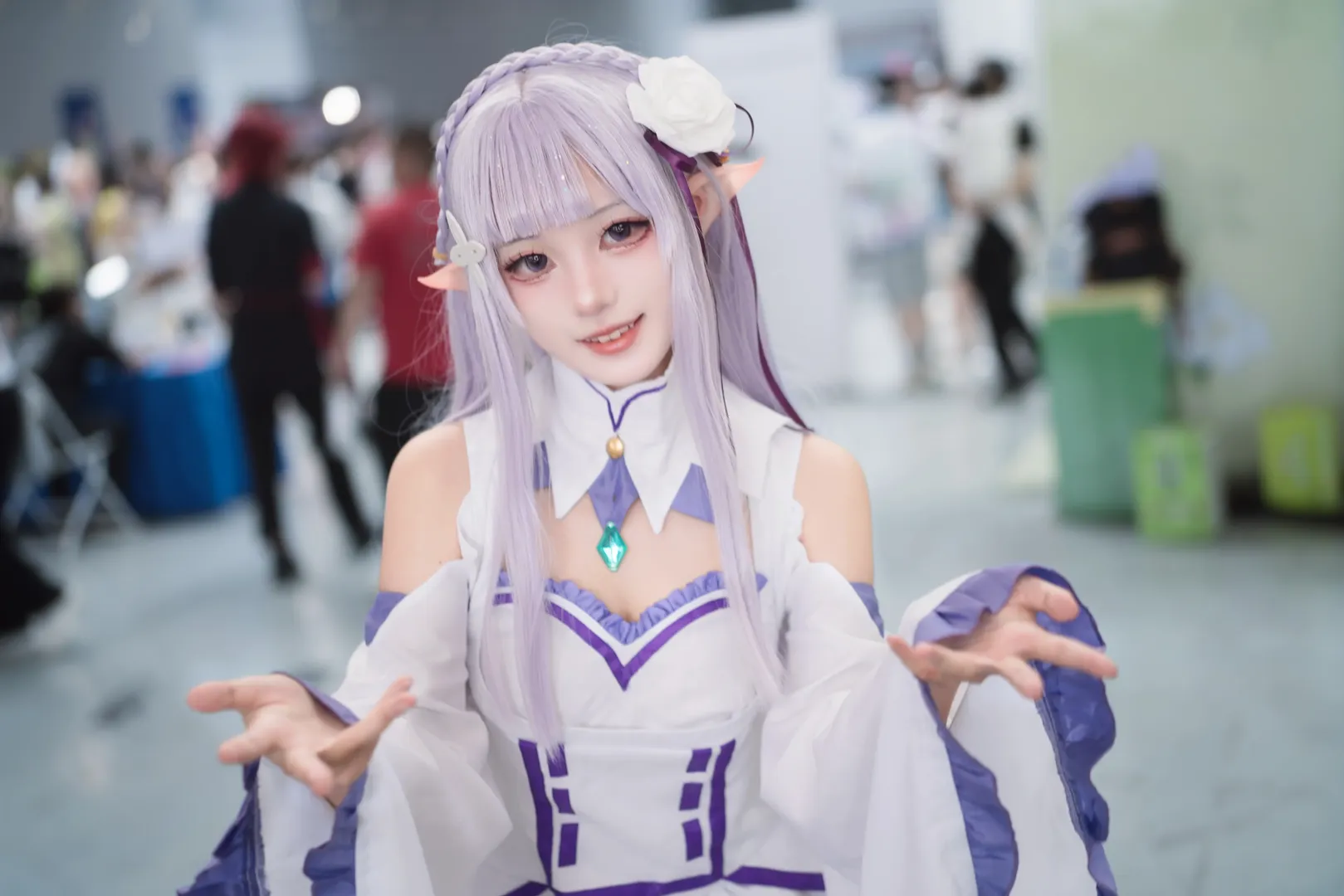 二次元摄影, 漫展返图, re0, 爱蜜莉雅cos, 索尼直出