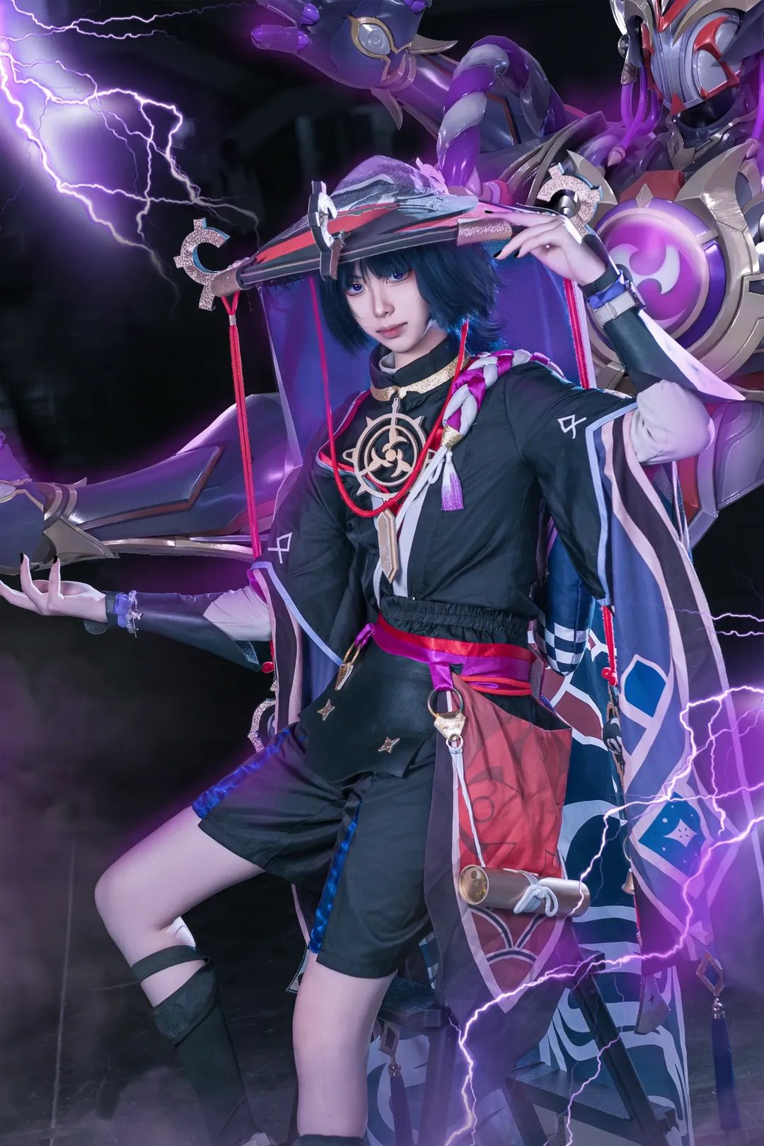 原神, 散兵cos, cosplay摄影, 流浪者cos, 雷散cos