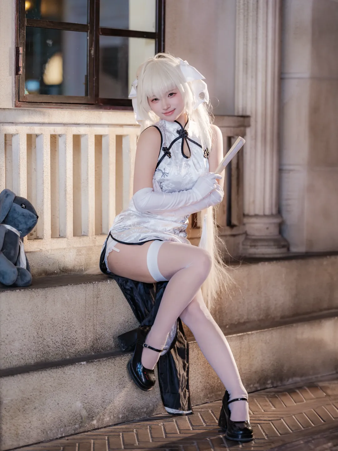 Cosplay, 旗袍, 穹妹cos, 缘之空, 白丝