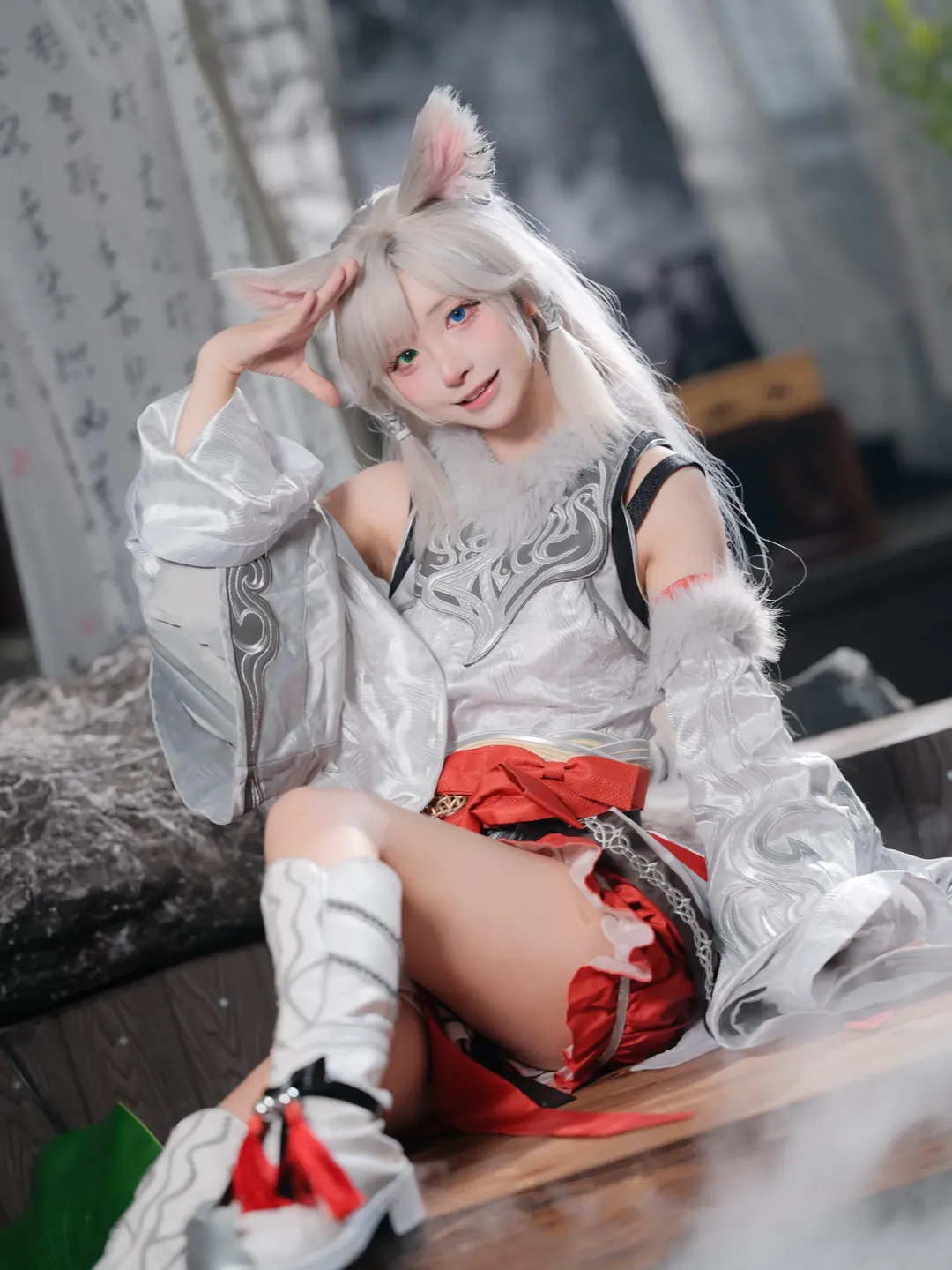 氛围感摄影, 国风兽耳, 仙侠cosplay, 银月cos, 凡人修仙传 - 第1张