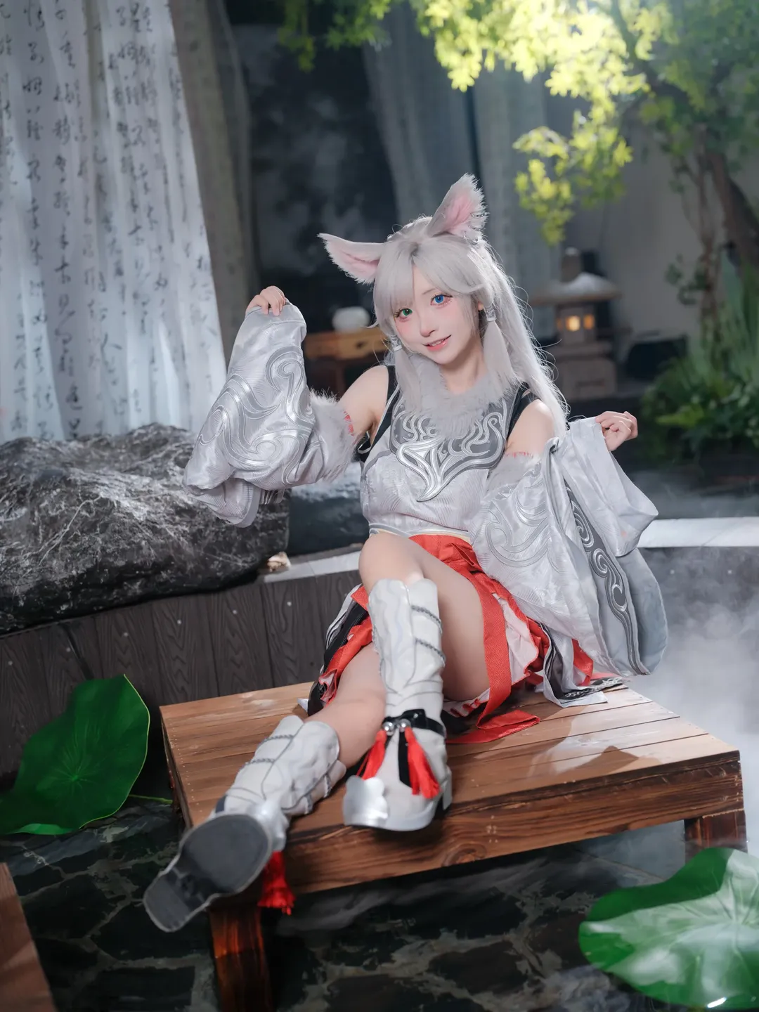 雰囲気のある写真, 中国風獣耳, 仙侠コスプレ, 銀月のコスプレ, 凡人修仙伝