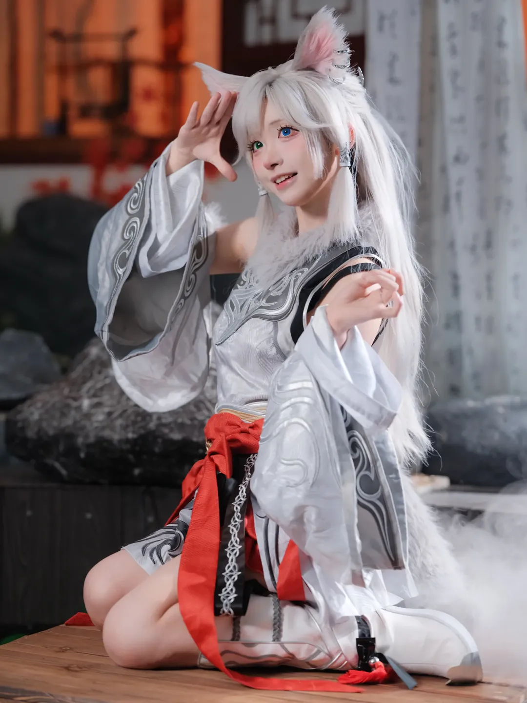 氛围感摄影, 国风兽耳, 仙侠cosplay, 银月cos, 凡人修仙传 - 第3张
