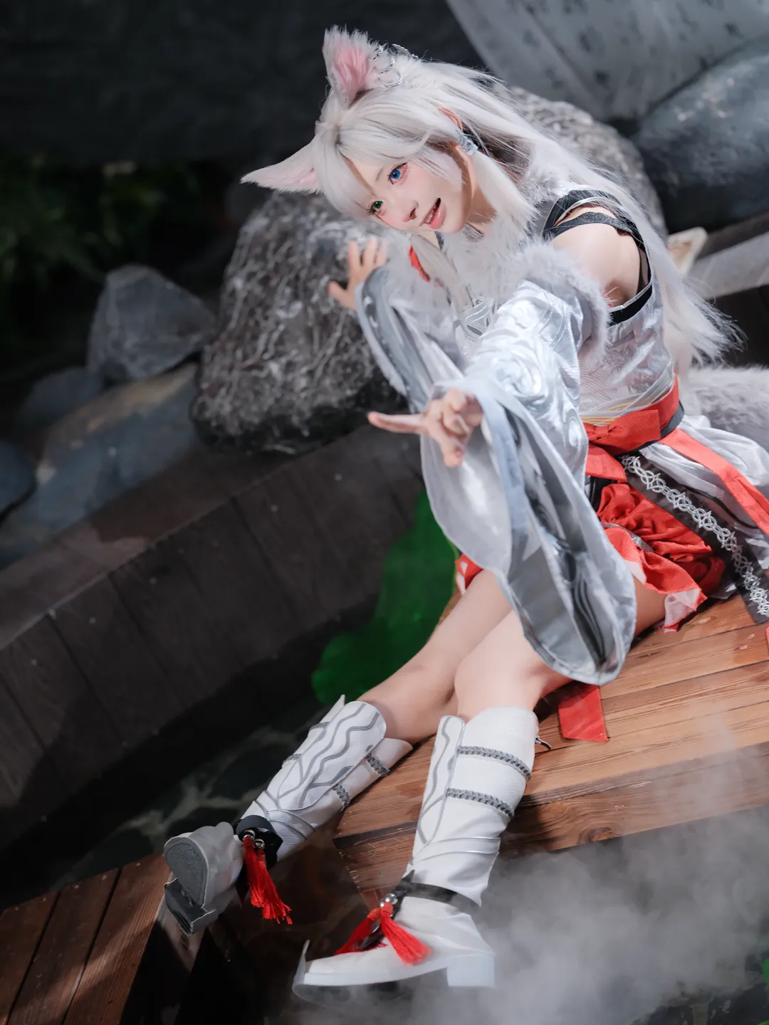 氛围感摄影, 国风兽耳, 仙侠cosplay, 银月cos, 凡人修仙传 - 第5张