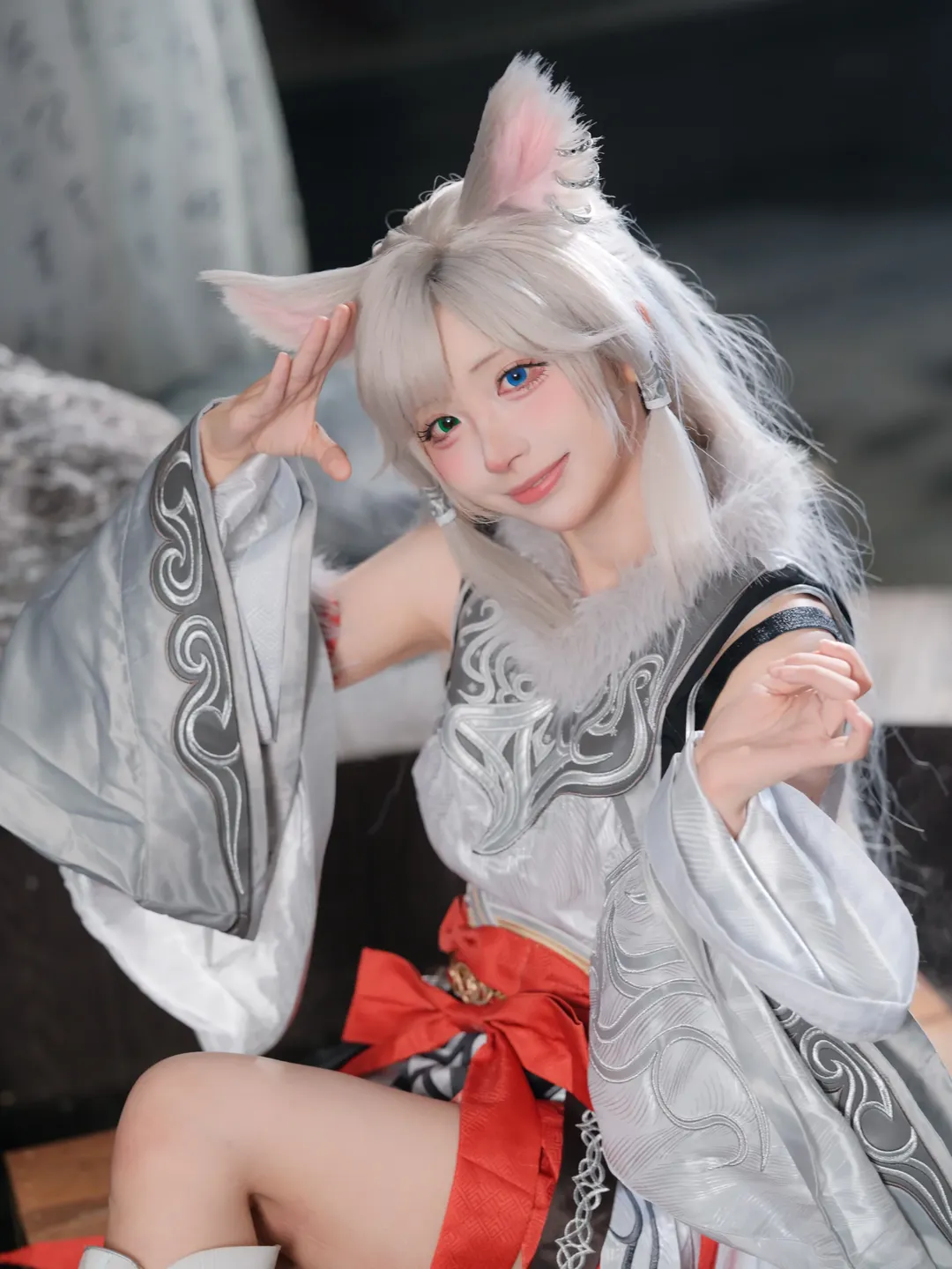 氛围感摄影, 国风兽耳, 仙侠cosplay, 银月cos, 凡人修仙传 - 第6张
