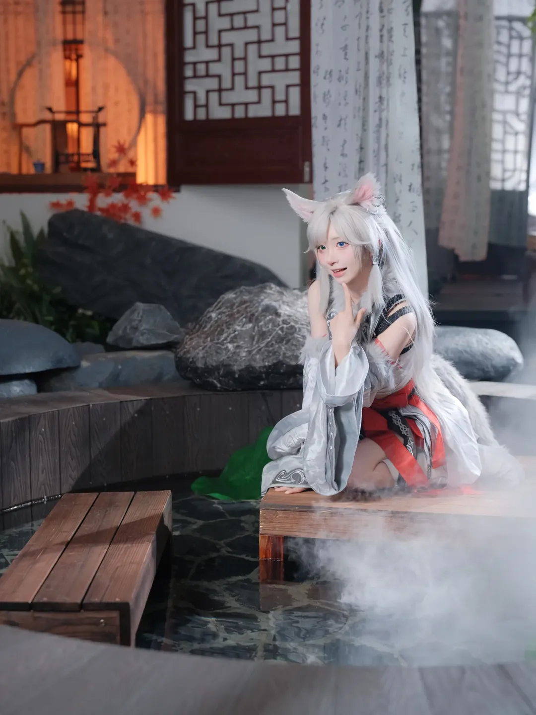 氛围感摄影, 国风兽耳, 仙侠cosplay, 银月cos, 凡人修仙传 - 第8张