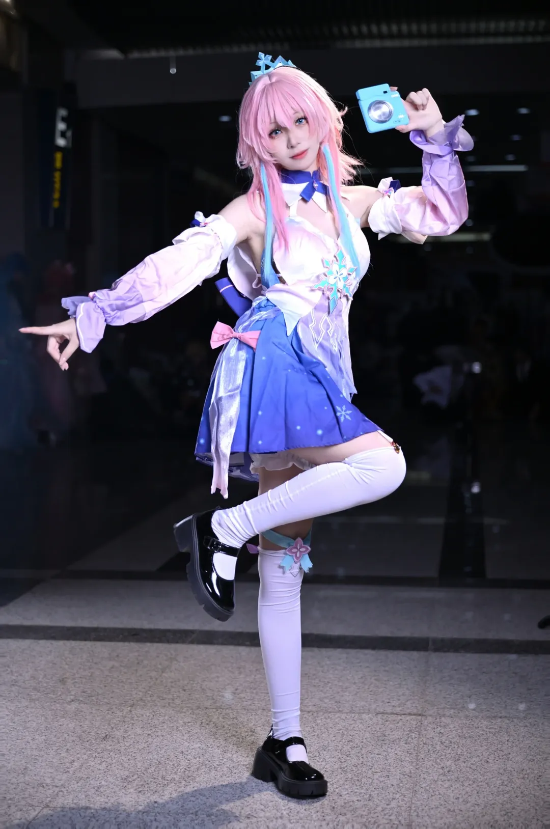 崩壊：スターレイル, イベント写真, 三月なのか コスプレ, コスプレ撮影, 白タイツコスプレ