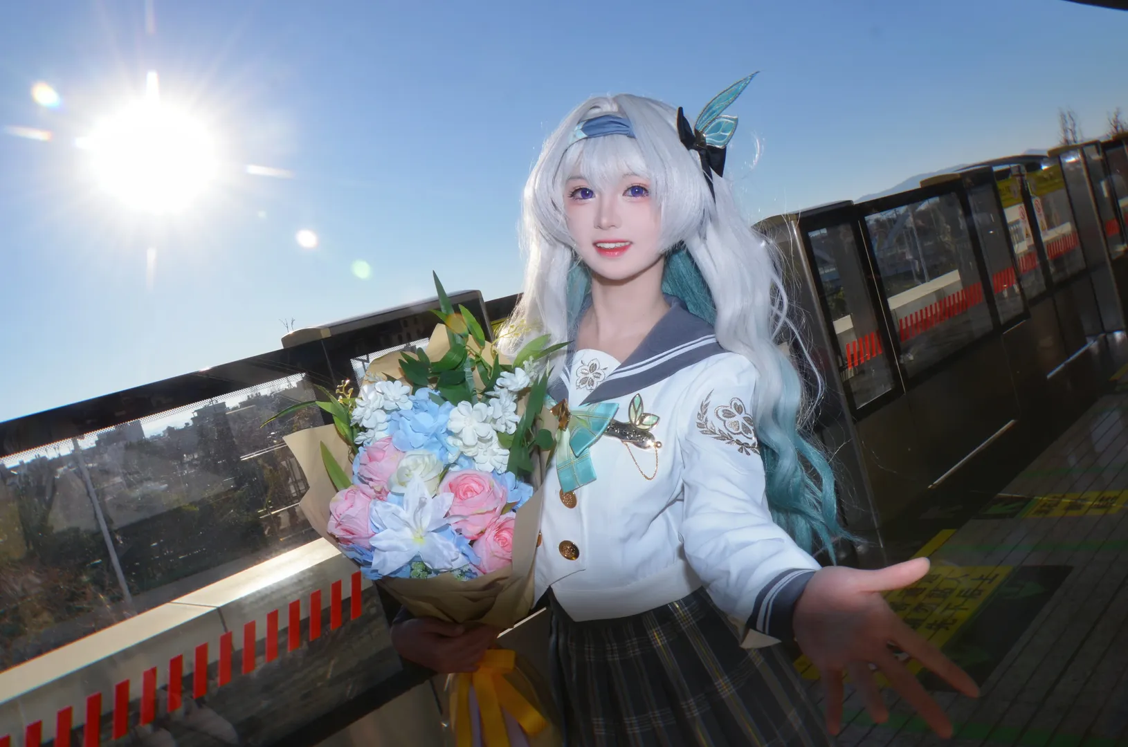 崩壊：スターレイル, アウトドア撮影, ホタル コスプレ, 二次元コスプレ, 原作再現写真 - 1枚目