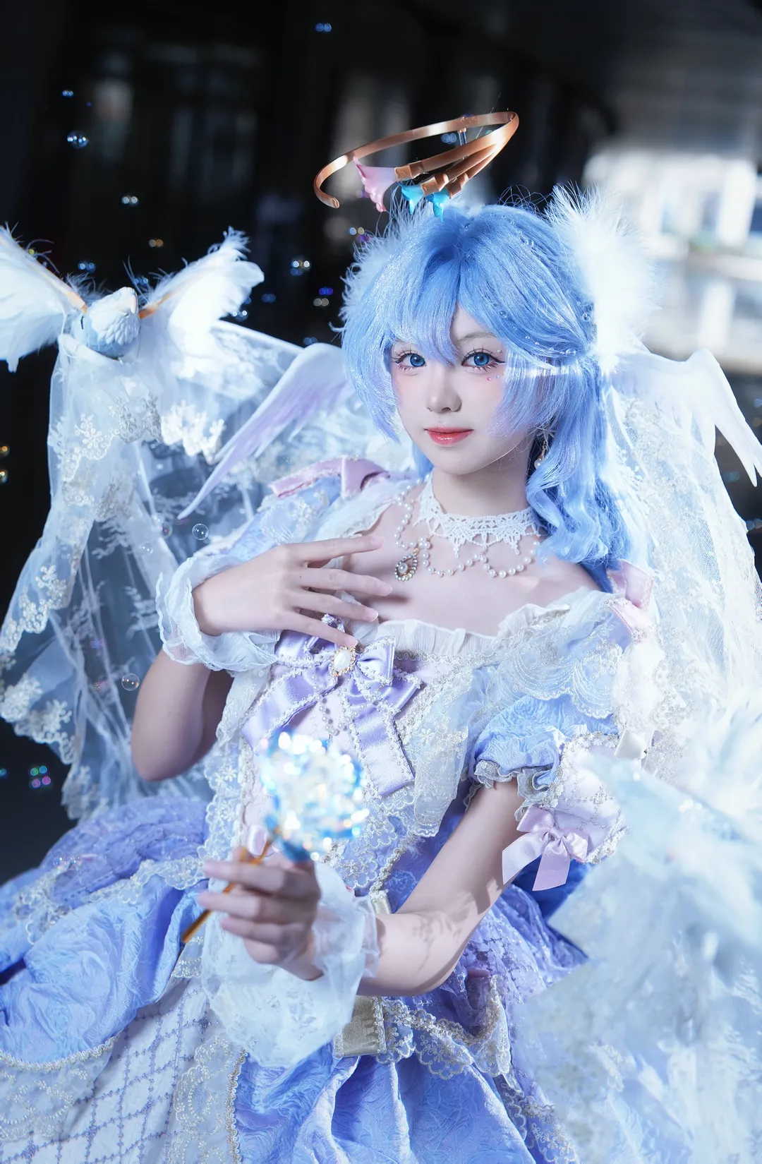 崩坏星穹铁道, 知更鸟cos, 洛丽塔cos, 梦幻写真, 天使cosplay