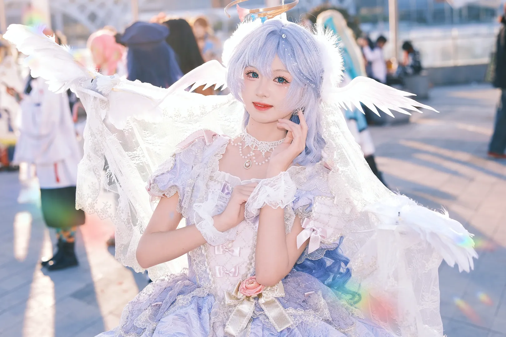 cosplay, 二次元摄影, 崩坏星穹铁道, 知更鸟cos, 天使造型 - 第1张