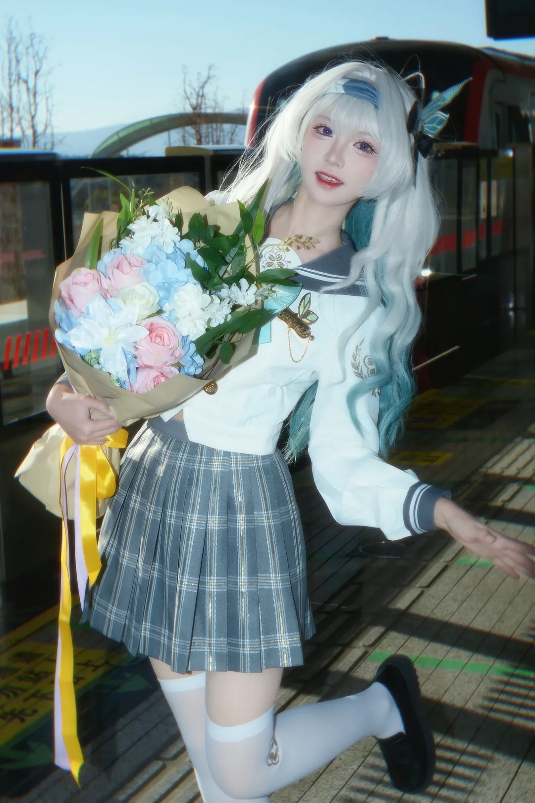 崩坏星穹铁道, 流萤cos, cosplay日常, 水手服cosplay, 出片分享