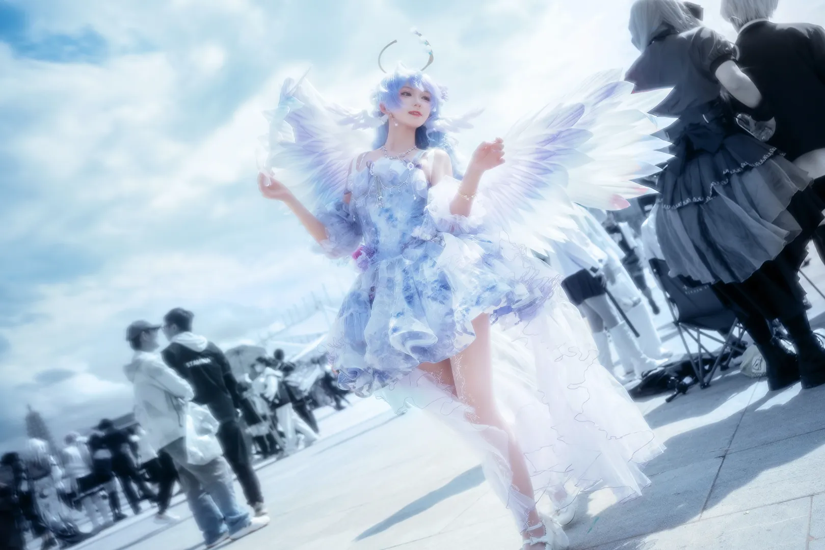 崩坏星穹铁道, 知更鸟cos, 私设cos, 漫展摄影, 天使cosplay