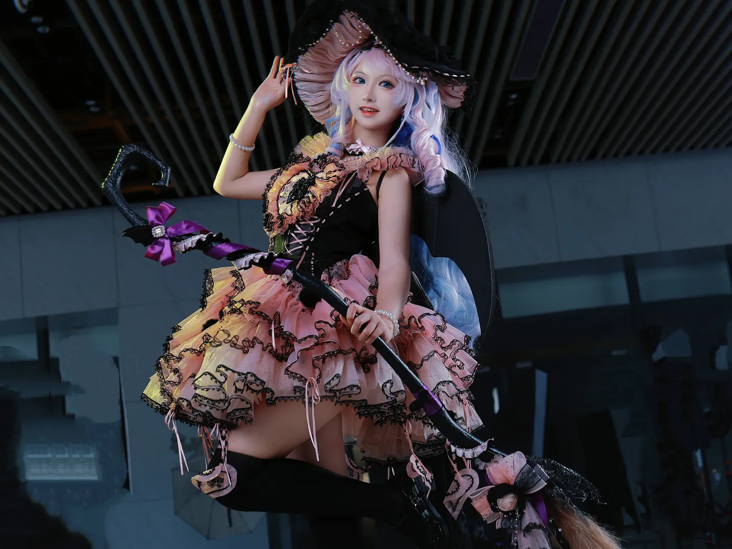 鸣潮, 达妮娅cos, 私设cos, 少女cos, 魔女cosplay - 第1张