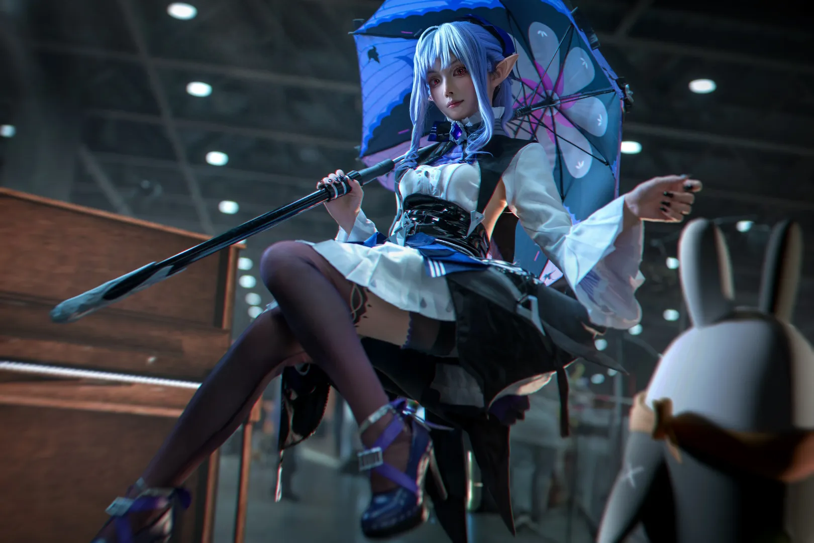 绝区零, 薇薇安cos, 漫展摄影, cosplay穿搭, 丝袜