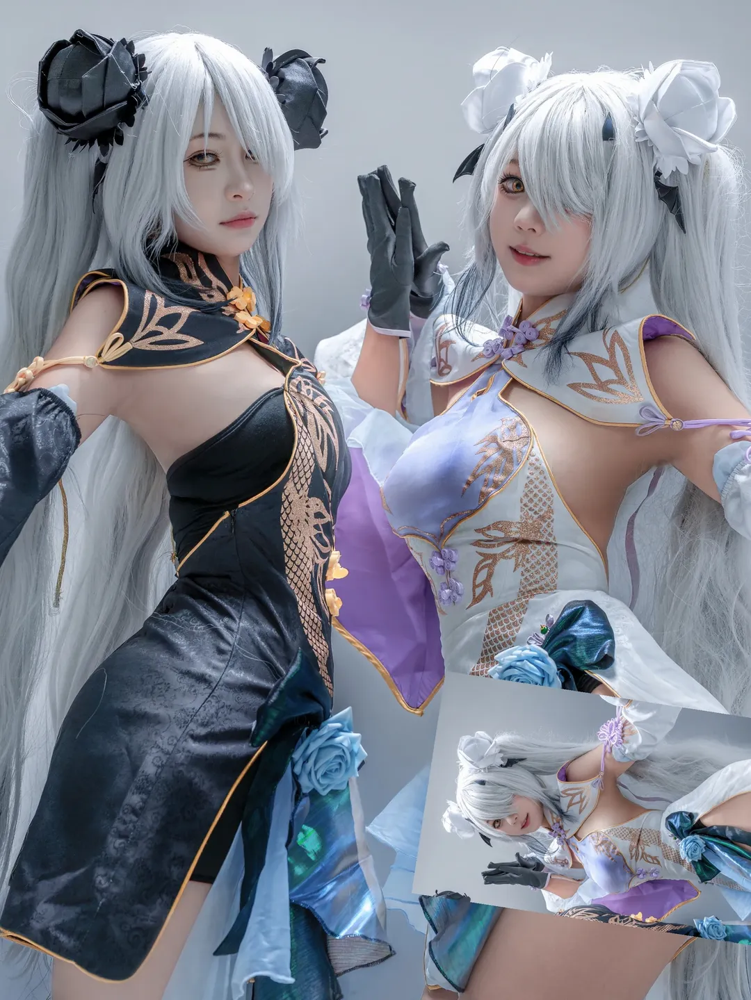 二次元摄影, Fate/Grand Order, 旗袍, 妖兰cos, 双子 - 第2张