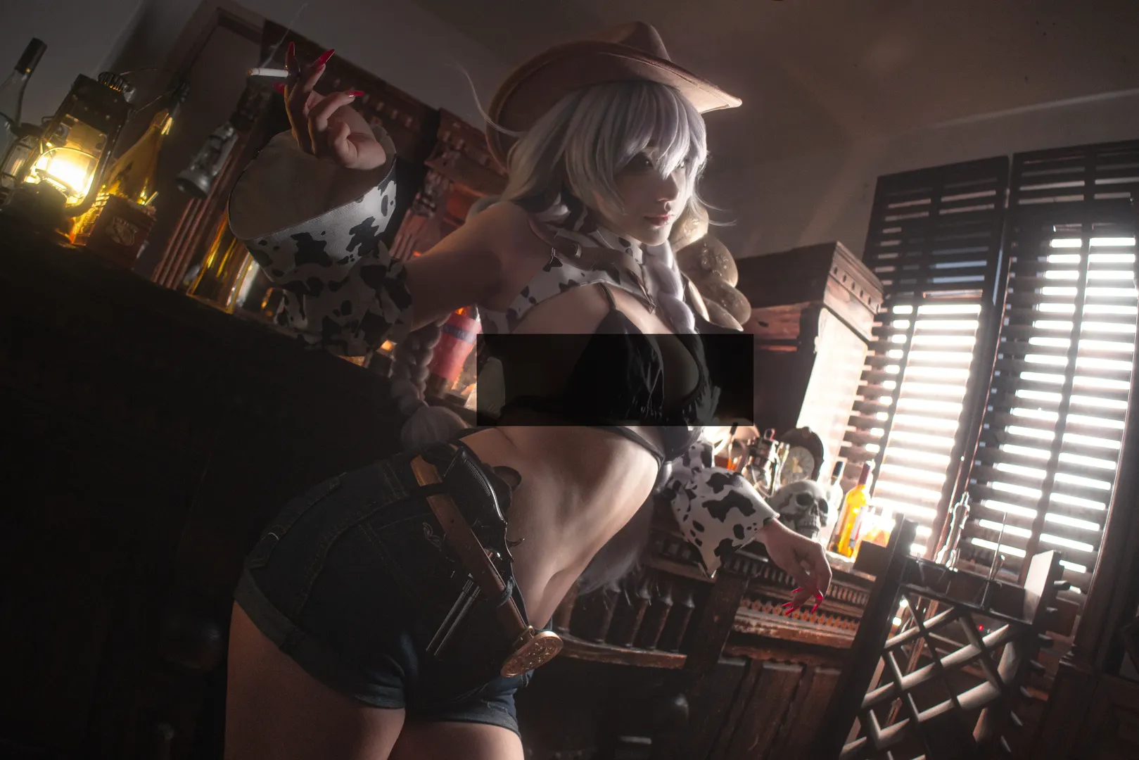 碧藍航線, 復古酒吧, cosplay正片, 法戈cos, 西部牛仔