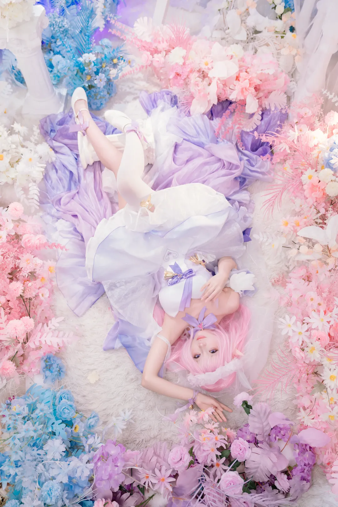 爱莉希雅cos, 崩坏3, 二次元少女摄影, 花间颂歌cosplay, 梦幻花海cos - 第2张