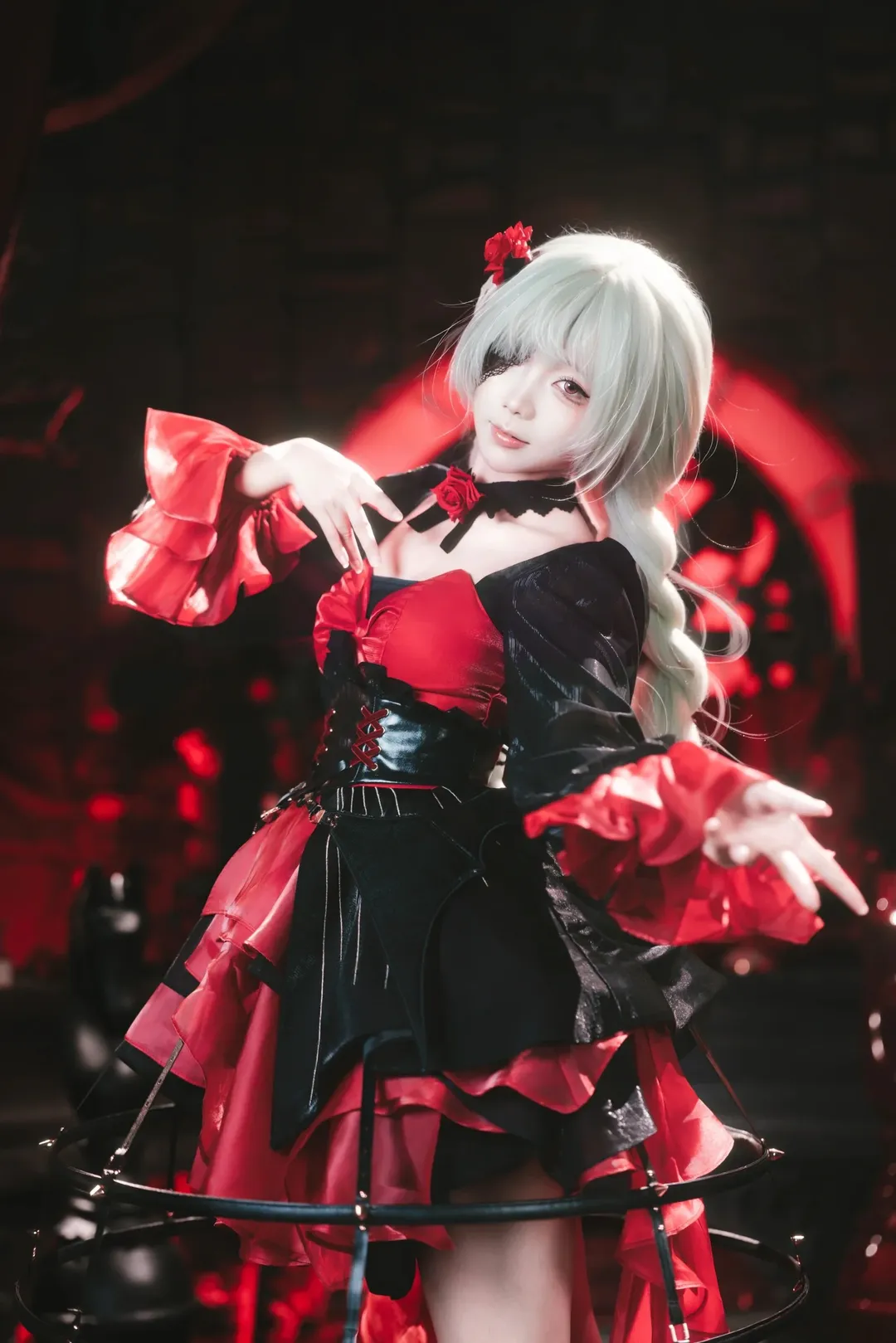 鸣潮, cosplay, 二次元摄影, 哥特风, 弗洛洛cos - 第5张