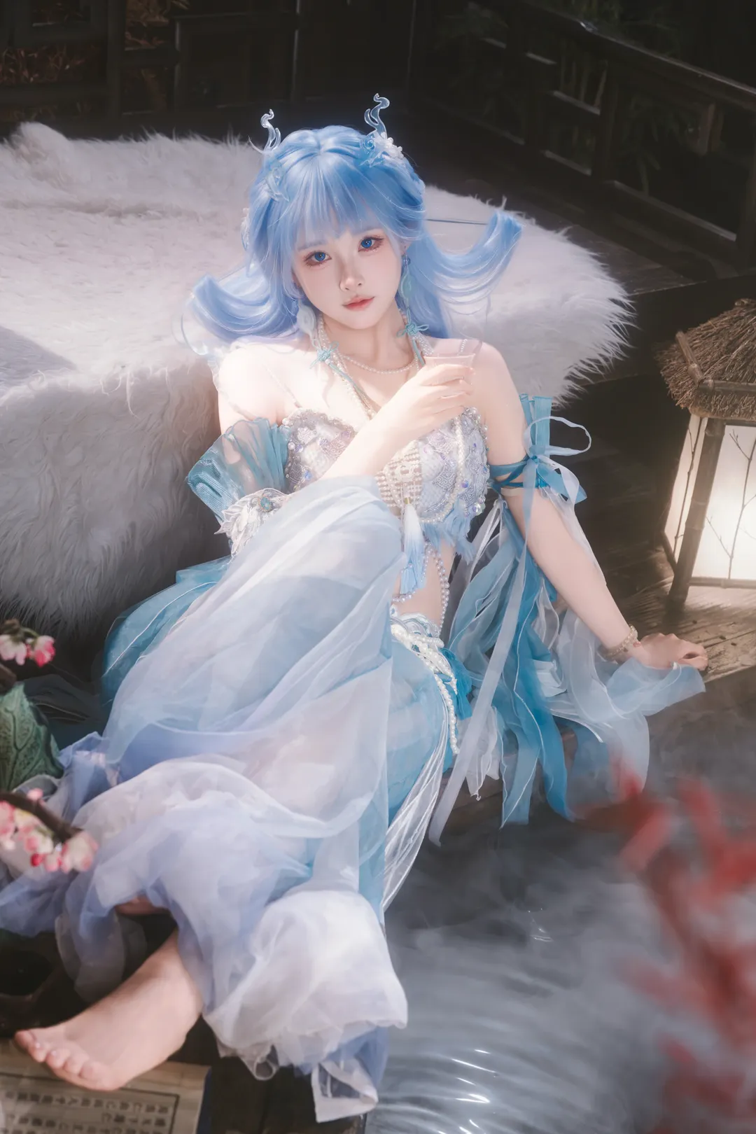 鸣潮, 二次元摄影, 古风cos, 清宵cos, 清宵龙女 - 第4张